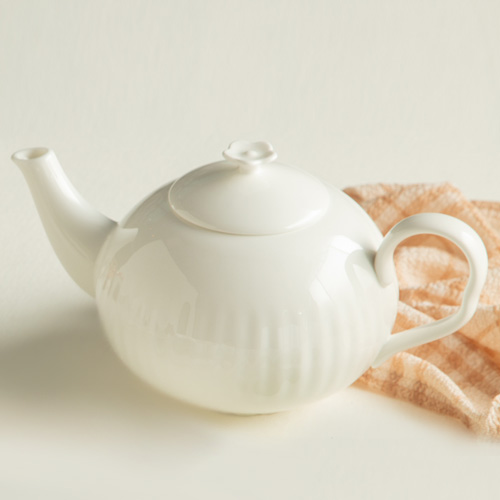 [화이트블룸] Ruffle Teapot